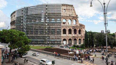 Source: http://www.cbsnews.com/news/colesseum-restoration-begins-in-rome-after-3-year-delay/
